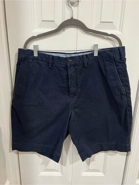 Polo Ralph Last Men's Classic Navy Cotton Chino Shorts 36”x9” Preppy Costal